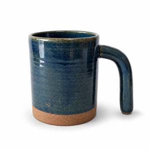 블루 발수 손잡이 머그컵 대 (520 ml) 빈티지 머그컵 감성 머그컵 카페컵 유니크
