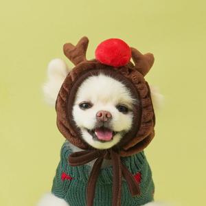 펫본 루돌프 펫모자