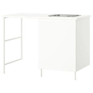 엔헤트 간이주방 화이트 139x63.5x90.5cm
