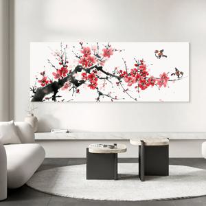 돈들어오는 동양화 화조도 꽃 그림 풍수 인테리어 - 2.매화 풍경