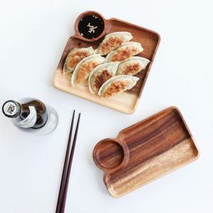 에든 우드 만두 접시 2size 택1