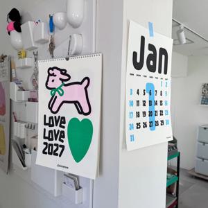 2027년 리소그라프 달력 월데코 벽걸이 캘린더(27x39cm)