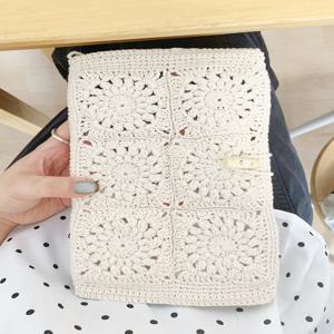 포지 북커버 책커버 북파우치 민음사 다이어리 posy croche book cover