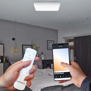 오스람 LED 사각 방등 55W 스마트 WIFI 리모컨 색변환 밝기조절