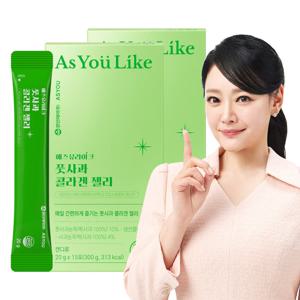 애즈유라이크 풋사과 콜라겐 젤리 15포 2개