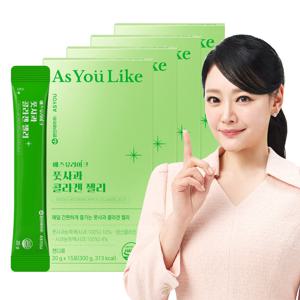 애즈유라이크 풋사과 콜라겐 젤리 15포 4개