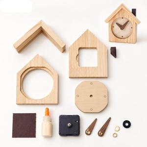원목 집모양 무소음 탁상시계 DIY 만들기 키트