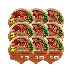 밸런스밀 저당도시락 닭가슴살 숯불치킨맛 277g x9개
