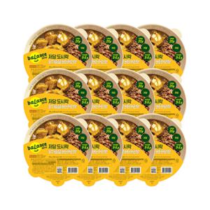 밸런스밀 저당도시락 닭가슴살 버터커리맛 290g x12개