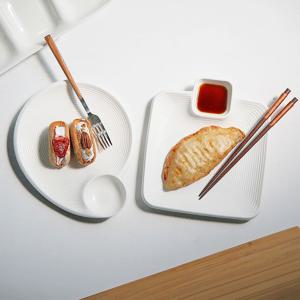 1+1 서빙접시 종지 그릇 만두 초밥 앞접시 2구 나눔접시