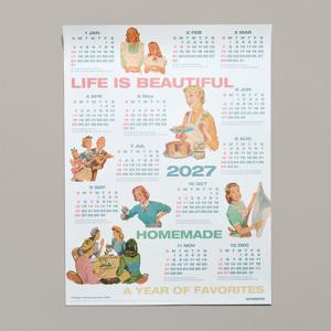 홈메이드 연간 캘린더 2027
