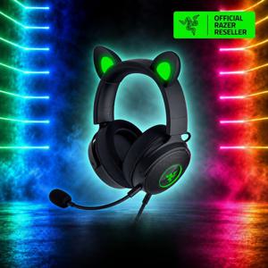 Kraken 크라켄 키티 V2 Pro 유선 게이밍 게임용 스트리밍 고양이 헤드셋