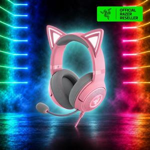 Kraken 크라켄 키티 V2 Pro 유선 게이밍 게임용 스트리밍 고양이 헤드셋