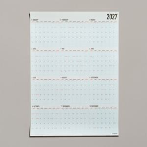 포스터 연간 캘린더 2027