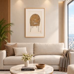 김쾌민 한정판 판화 - The Setting I 소파그림액자 카페 침실 원룸 힐링 인테리어