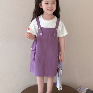 라벤더 코듀로이 점퍼 원피스 여아원피스 골덴바지 드레스 니트원피스 겨울 기모 R24979