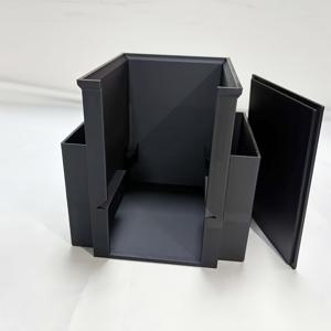 탑로딩 디스펜서 1개, 트레이딩 카드 보관함, 정교하게 제작된 3D 프린팅 페니 프로텍터 워크스테이션 장치, 연필 및 문구류 수납 기능 포함, 쌓을 수 있는 카드 보관함, 표준 3x4인치 카드 및 페니 슬리브 수납 가능, TCG 및 기타 카드 테이블탑 게임에 적합, 휴일 및 신학기 시즌 수집 애호가를 위한 최고의 선물