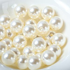 20mm 대형 입자 비즈 22개, 베이지, 블랙, 화이트. 고급스러운 스타일. 팔찌, 목걸이, 펜던트 추가 등 제작에 매우 적합
