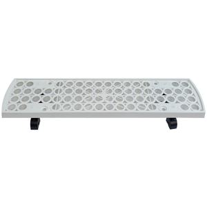 플라워 화분정리대 이동식 1단 80x20x8cm 받침대 선반 다이 거치대 진열대 스탠드 베란다 화분대