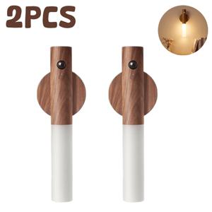 LED 모션 센서 무드등 2개 세트, 휴대용 핸드헬드 무드등, USB 충전식 침대 옆 앰비언트 무드등, 복도 및 옷장 조명 - 침실, 계단, 하이킹, 파티, 가정용 조명에 이상적
