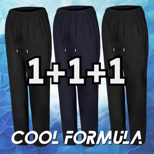[1+1+1] (마찌) 남성 여름 아이스 바지 시원한 냉감 트레이닝 팬츠 링클프리 쿨 스판 냉장고 긴바지 쿨포뮬러 정품