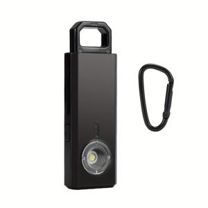충전식 개인 알람 125Db 알람 여성 및 노인용 개인 안전 알람 충전식 LED 라이트 개인 알람 키체인 알람 진동 알람