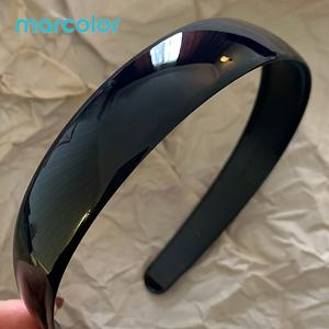 MARCOLOR 심플 스무스 와이드밴드 헤어밴드 여성용, 미용기구 세안용 미끄럼 방지 헤어밴드, 세탁 시 헝클어진 머리카락을 고정해주는 일상용 다용도 헤어 액세서리
