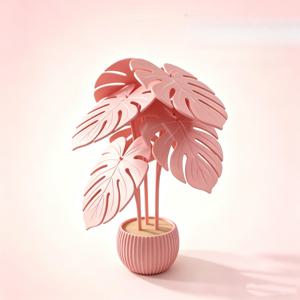 몬스테라 델리시오사(컵받침) 인스타 스타일 녹색 식물 장식용 컵받침, 가정, 거실, 침실, 서재, 사무실 데스크탑, 커피숍 테이블 장식용품으로 커피 애호가에게 적합