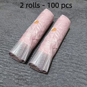 2롤 - 100개입 아이스 베리 향 드로스트링 쓰레기 봉투, 두꺼운 내구성, 펑크 방지, 가정 및 마당에 적합