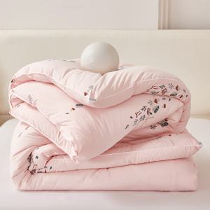 사계절 차렵이불 가벼운 이불 포근한 침구세트 부드러운 호텔식 감성 침실 인테리어 이불 통기성 좋은 데일리 베딩 봄 여름 가을 겨울 사용 가능한 싱글 퀸 침구