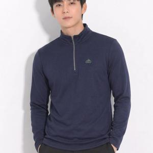 남성 따뜻한 겨울 기모 긴팔 집업 티셔츠 만능 작업복/출근복/일상복 쏘핫(SY23LT077M)