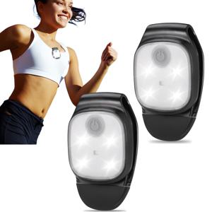2개/4개 팩 LED 클립 조명, 4가지 모드 안전 경고등, 충전식 미니 안전등, 헤드램프용 모자 챙에 클립 고정, 휴대용 클립온 LED 스포츠등, 밝기 조절 가능, 빨간색 깜빡임, 미니 클립온 헤드램프, 휴대용 조명, 조깅, 캠핑, 야간 걷기, 사이클링, 캠핑, 하이킹, 강아지 산책, 크리스마스, 야외 선물에 적합