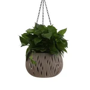화분 받침대 걸이형 운반 카트 발코니 둥근 행잉 장식 식물